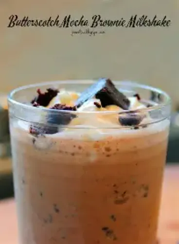 Butterscotch brownie shake